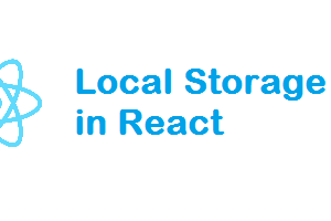 Local Storage React js